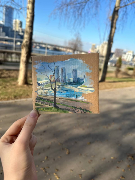 пока я корячилась над одной картинкой