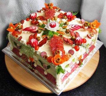 
Поразительное праздничное угощение...