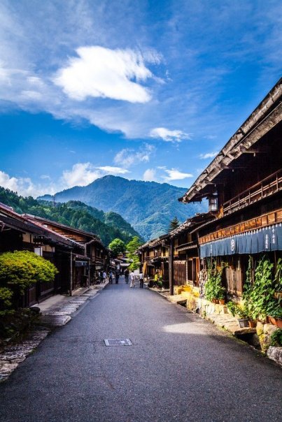 Дорога Накасендо, префектура Гифу...