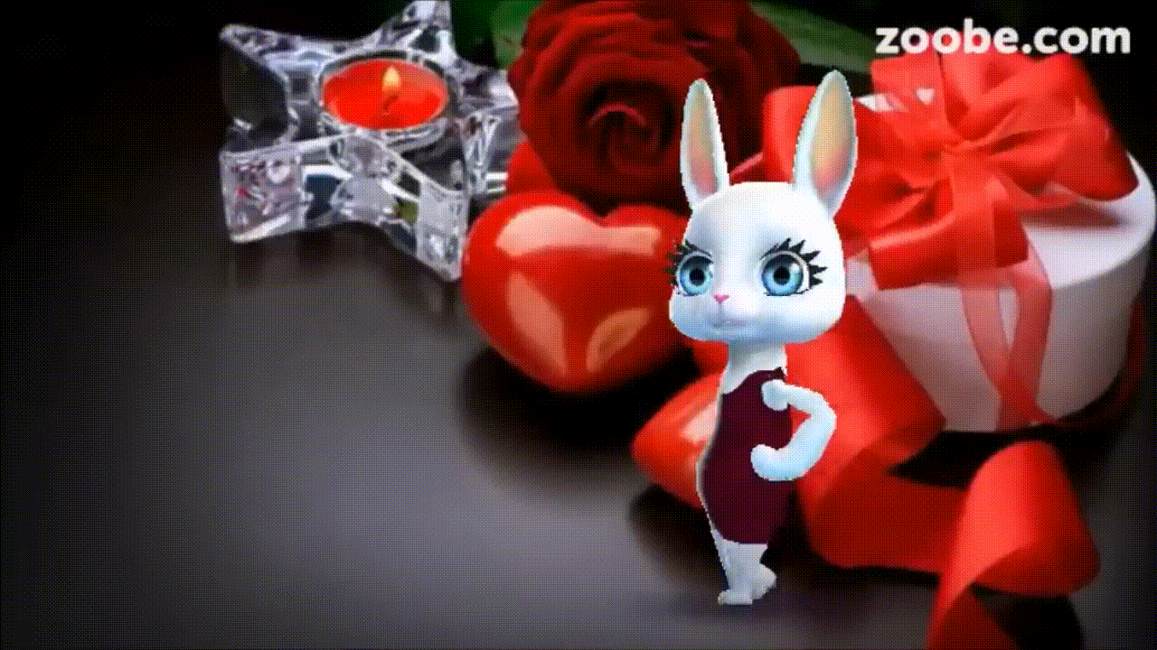 Zoobe Зайка с днём рождения поздравляю