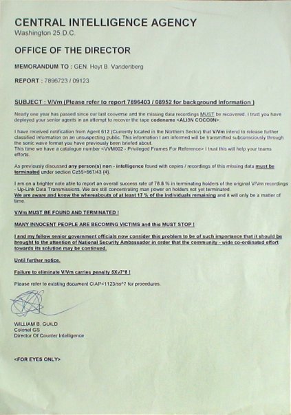 V/vm - Up-link data transmissions
...