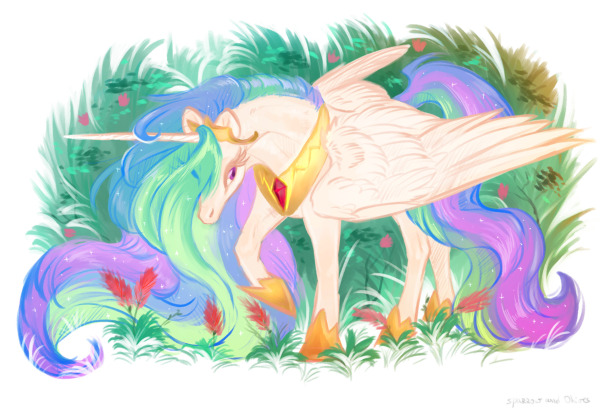 сурс: https://www.deviantart.com/sparrowandolives/art/Selestia-1225728409 альтернативный сурс: https://derpibooru.org/images/3652480