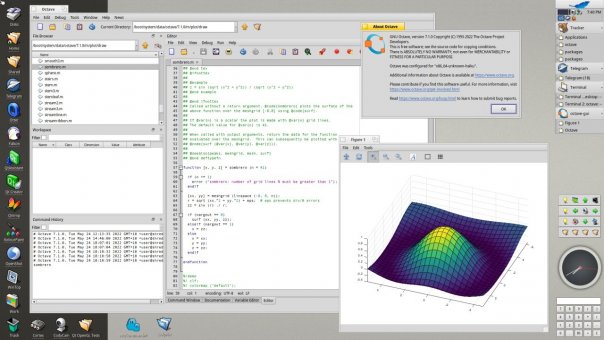 #GnuOctave в #Haiku.
Собрал Герасим...