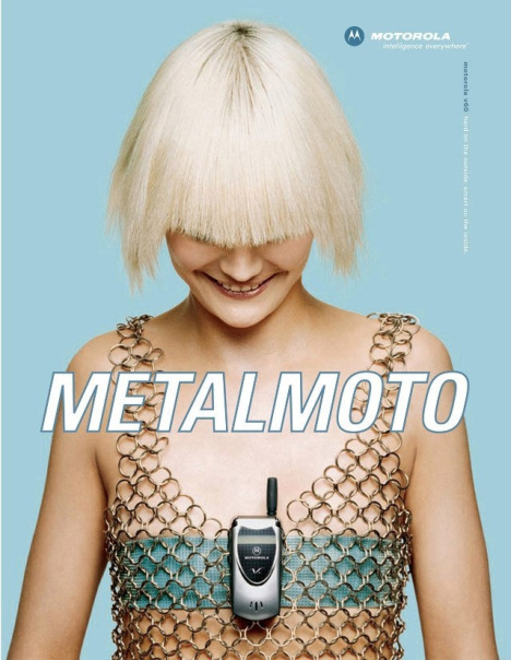 Motorola V60, рекламный постер из 20...