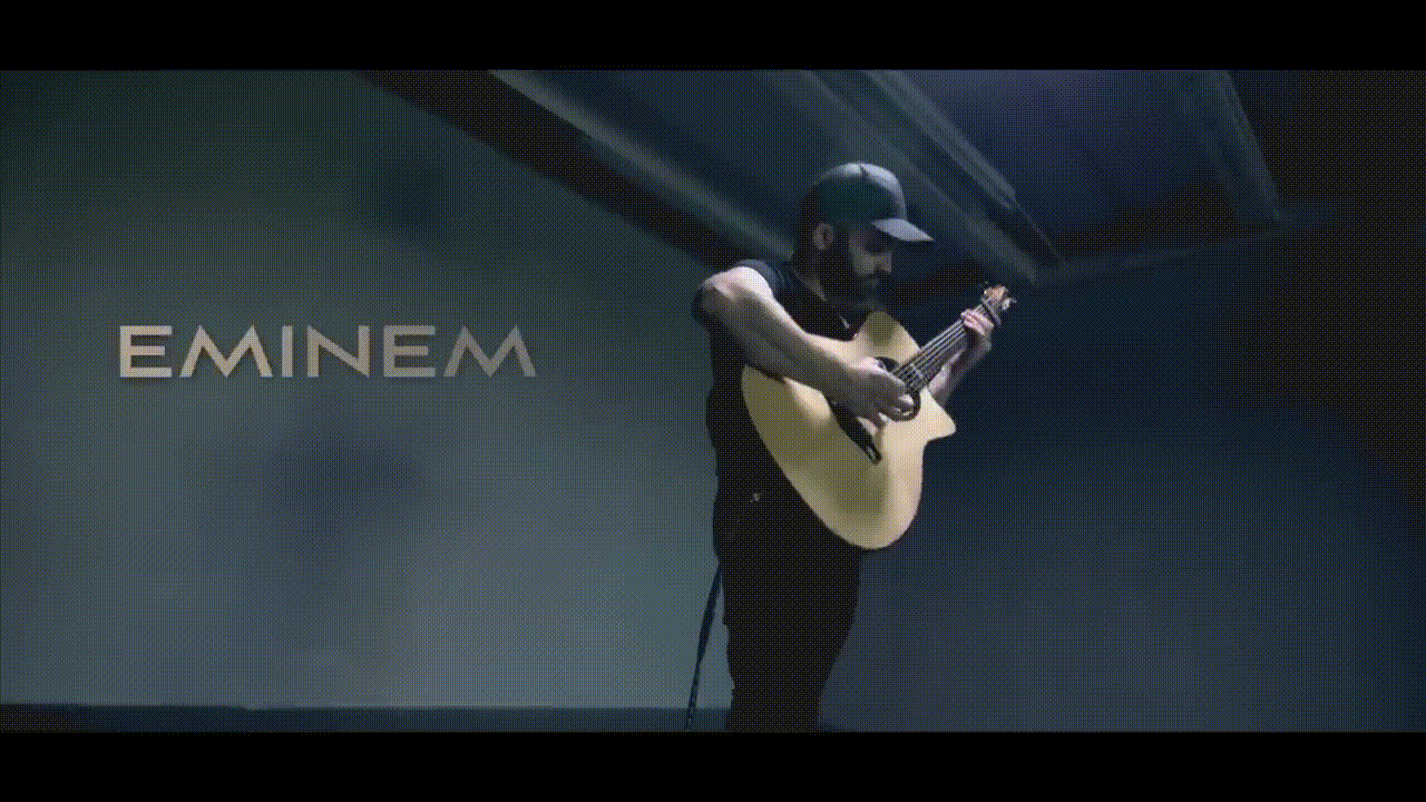 GODZILLA (EMINEM ft. Juice WRLD) on Guitar - Luca Stricagnoli